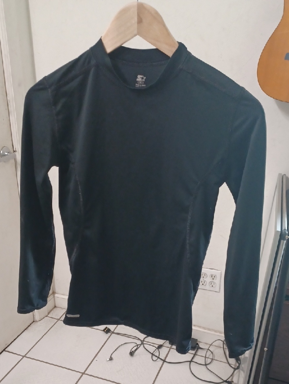 Youth Long Sleeve Performance Shirt - Black